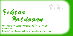 viktor moldovan business card